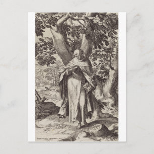 Cartão Postal Santo Domingos padre católico castelhano