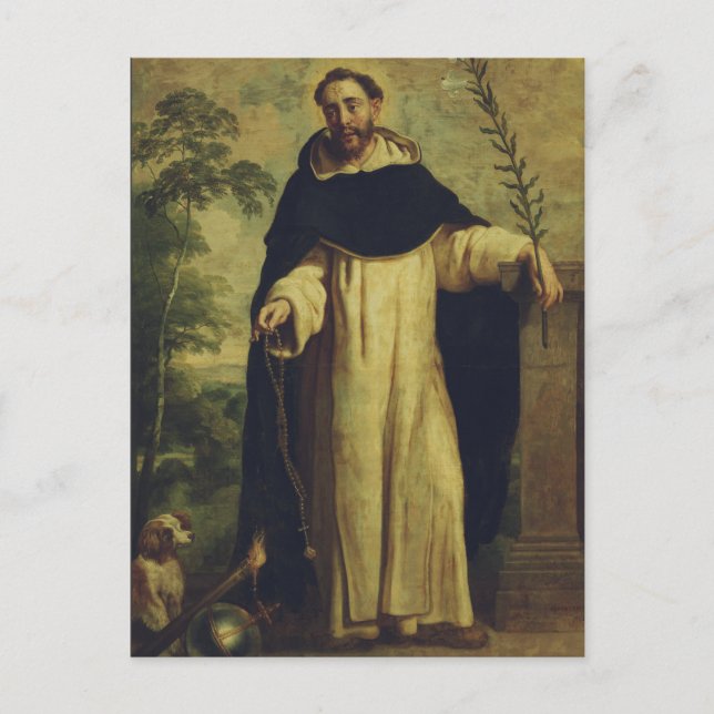 Cartão Postal Santo Dominic de Guzman (Frente)