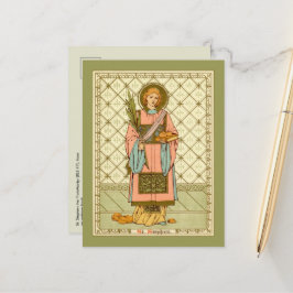 Cartão Postal Santo Estêvão o Proto-Mártir (RLS 17)