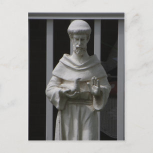 Cartão Postal Santo Francis Statue