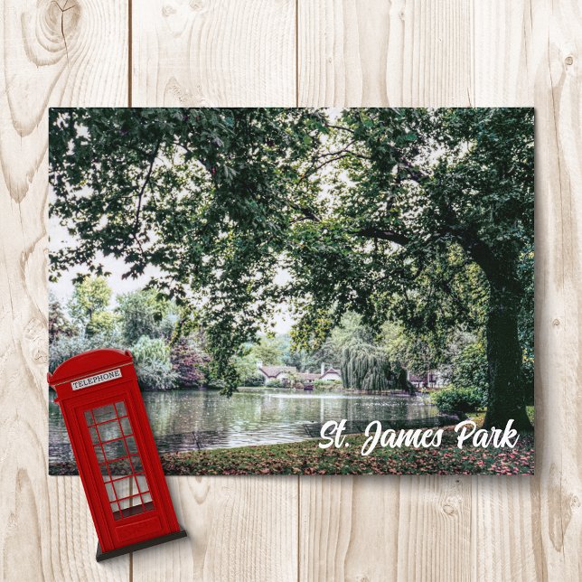 Cartão Postal Santo James Park Em Londres (Criador carregado)