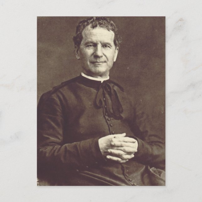 Cartão Postal Santo John Bosco Priest e confessor (Frente)
