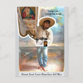 Cartão Postal Santo José Luis Sánchez del Rio