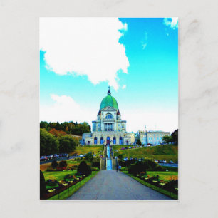 Cartão Postal Santo Joseph Montreal chauch