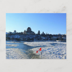 Cartão Postal Santo Lawrence River & Old Quebec City, Quebec