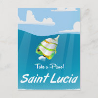 Santo Lucia Vintage férias Poster