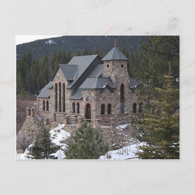 Cartão Postal Santo Malo, Rua Malo Church (Frente)