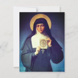 Cartão Postal Santo Margaret Mary Alacoque