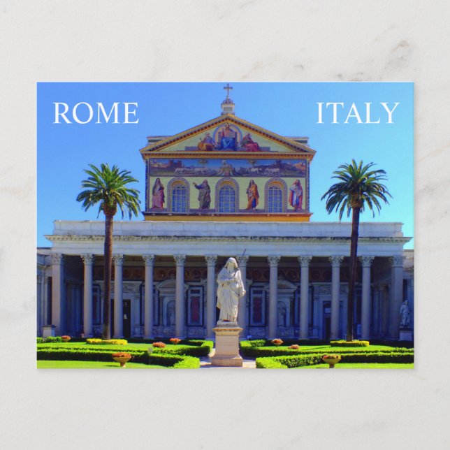 Cartão Postal Santo Paul Fora das Paredes (Frente)