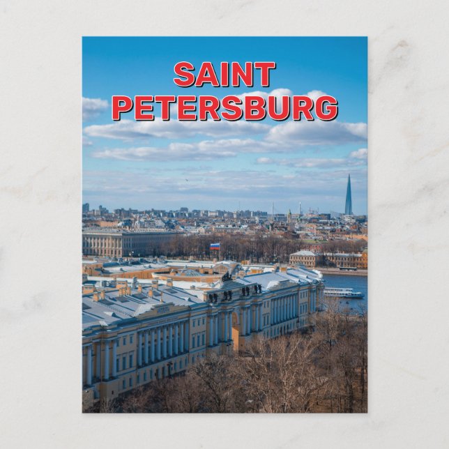 Cartão Postal Santo Petersburgo, Rússia (Frente)
