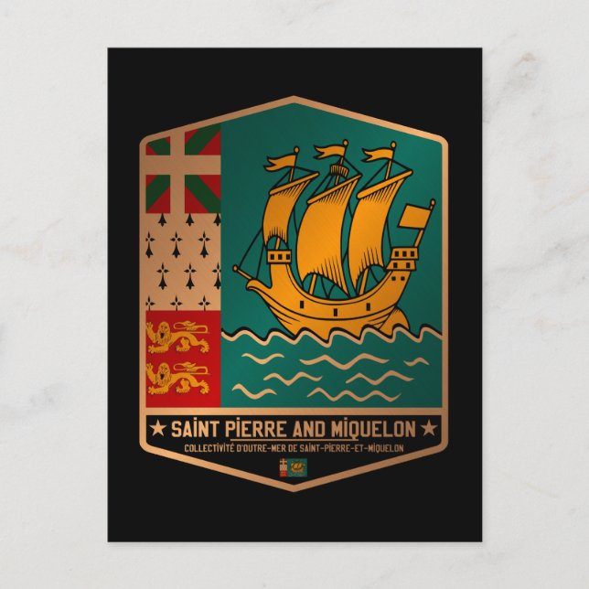 Cartão Postal Santo Pierre e Miquelon (Frente)