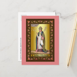 Cartão Postal Santo Swithin de Winchester