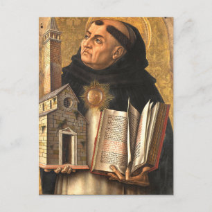 Cartão Postal Santo Thomas Aquinas