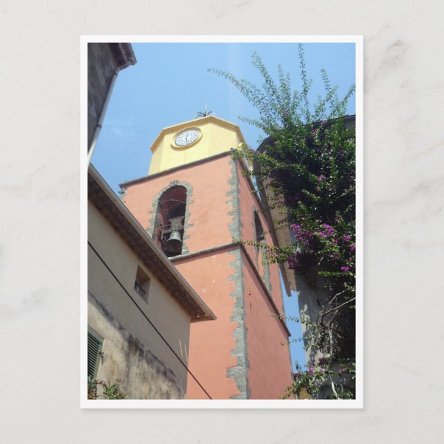 Cartão Postal santo tropez clocktower (Frente)