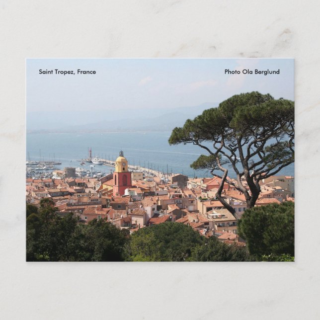 Cartão Postal Santo Tropez, França, Foto Ola... (Frente)