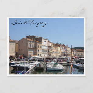 Cartão Postal santo tropez harbor