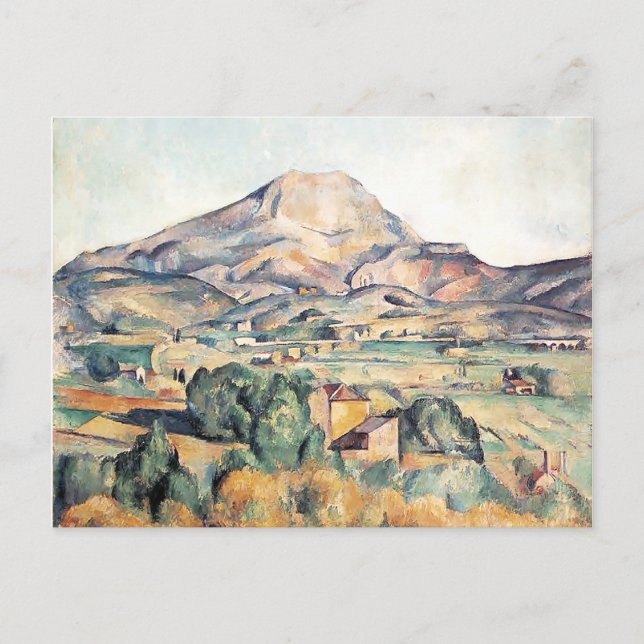 Cartão Postal Santo-Victoire Barnes Mountain Paul Cezanne (Frente)