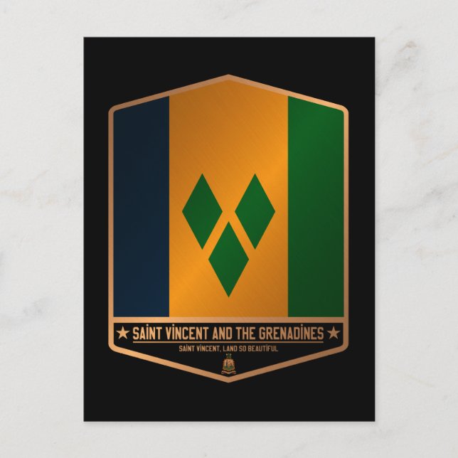 Cartão Postal Santo Vincent e Granadinas (Frente)