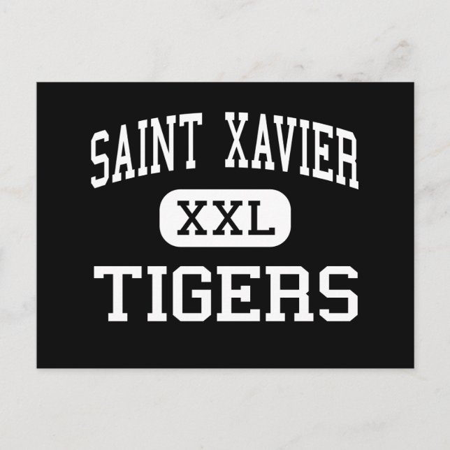 Cartão Postal Santo Xavier - Tigres - High - Louisville Kentucky (Frente)