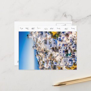 Cartão Postal Santorini