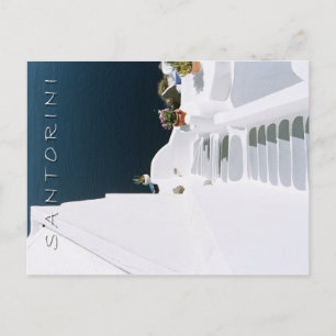Cartão Postal Santorini da ilha grega