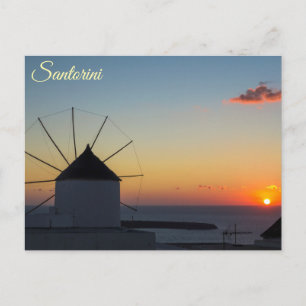 Cartão Postal Santorini, Grécia