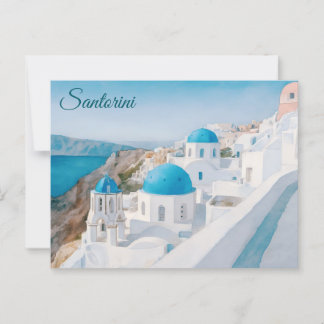 Cartão Postal Santorini, Grécia
