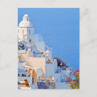 Cartão Postal "Santorini, Grécia"