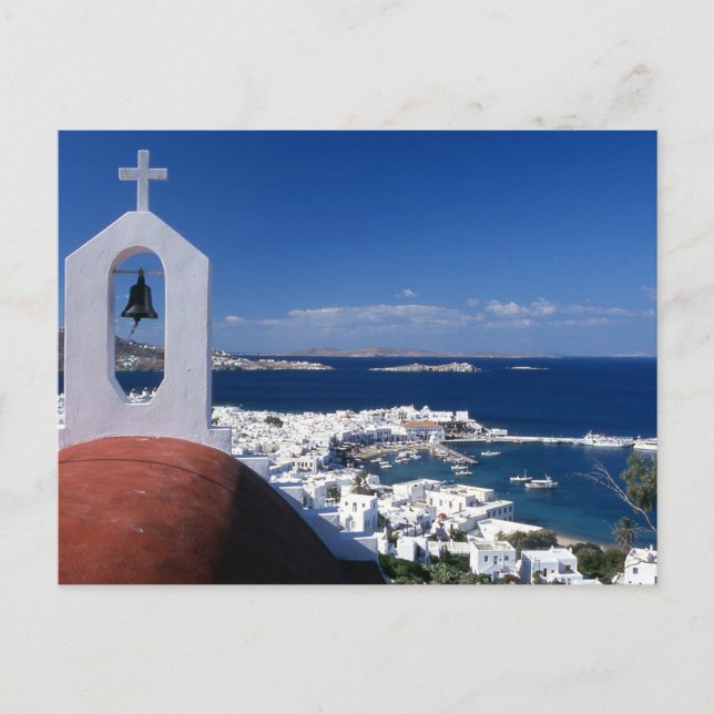 Cartão Postal Santorini, GréciaCartão-postal (Frente)