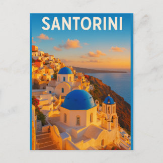 Cartão Postal Santorini – Greece’s Island Paradise
