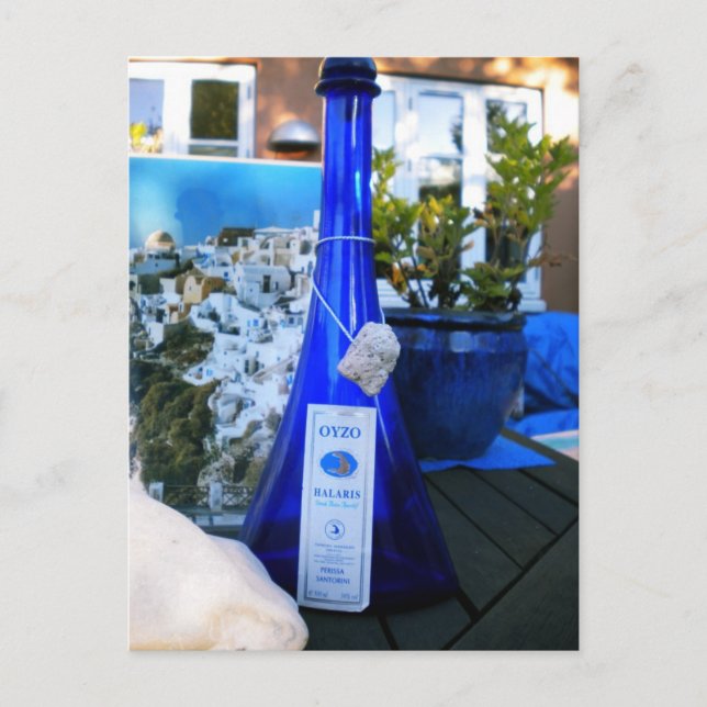 Cartão Postal Santorini OYZO Photo Colette Guggenheim (Frente)