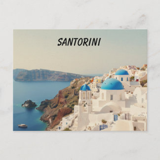 Cartão Postal Santorini Postcard