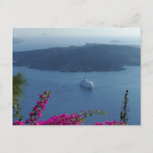 Cartão Postal Santorini Waters