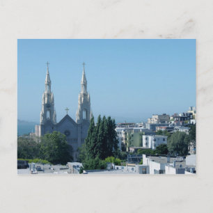 Cartão Postal Santos Peter e Paul Church
