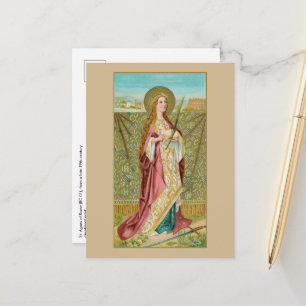 Cartão Postal Santuária de Santa Inês de Roma (BC 01) Cartão-pos