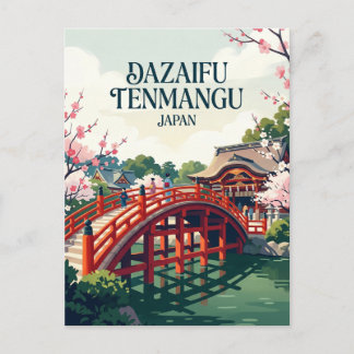 Cartão Postal Santuário Dazaifu Tenmangu Japão