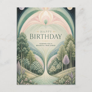 Cartão Postal Santuário de Aniversário Floresta Encantada