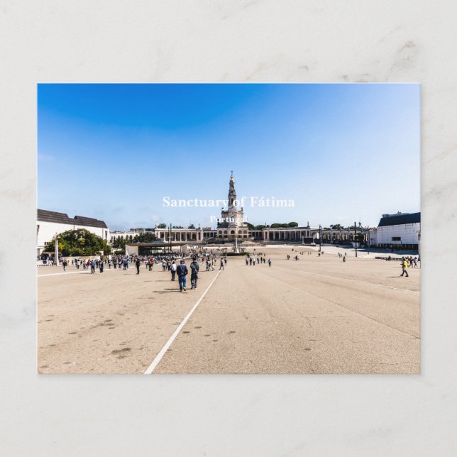 Cartão Postal Santuário de Fátima (Frente)