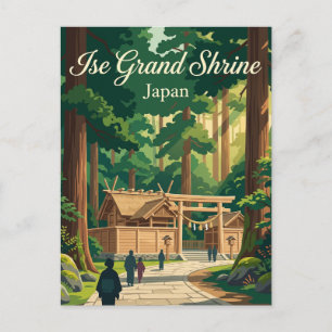 Cartão Postal Santuário Ise Grand Japão