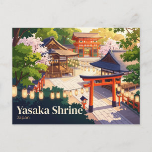Cartão Postal Santuário Yasaka Japão