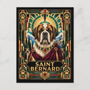 Cartão Postal São Bernardo, Cão Art Déco
