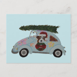 Cartão Postal São Bernardo em carro hippie no Natal