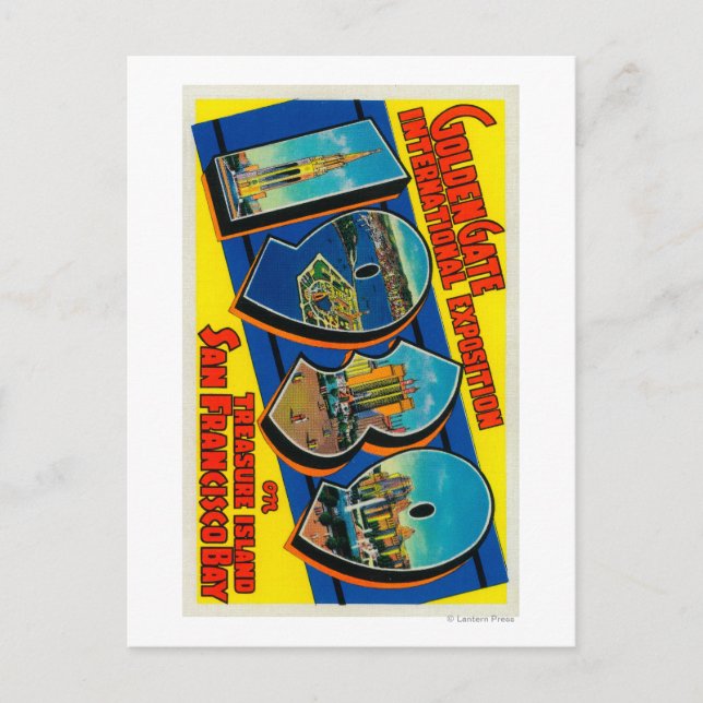 Cartão Postal São Francisco, CA - Porta Ouro Internat (Frente)