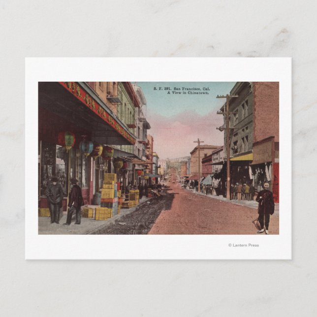 Cartão Postal São Francisco, CA Vista de Estrada de Terra do Bai (Frente)