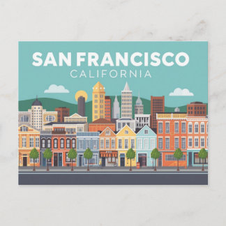 Cartão Postal São Francisco Califórnia