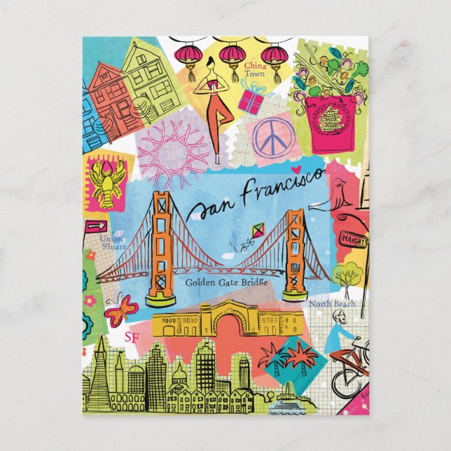 Cartão Postal São Francisco, Califórnia (Frente)