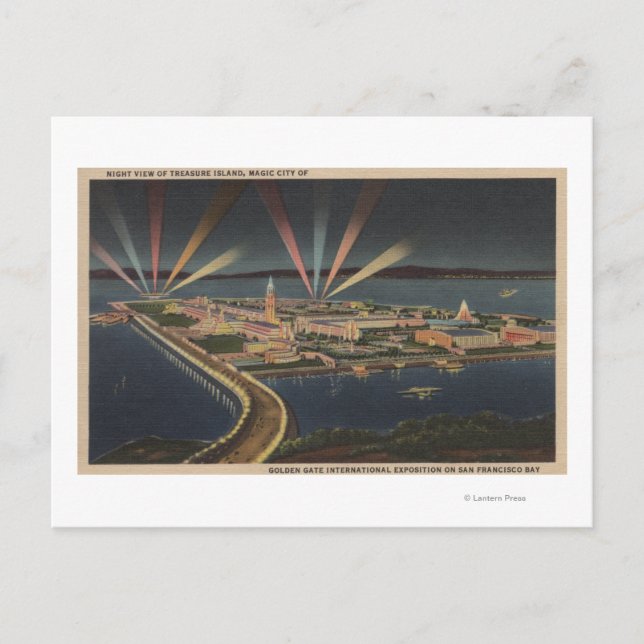 Cartão Postal São Francisco, Ilha CATreasure na Intel Expo (Frente)