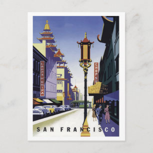 Cartão Postal São Francisco, rua urbana da China