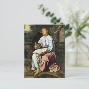 Cartão Postal São João em Patmos, arte fina,