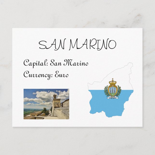 Cartão Postal São Marino (Frente)